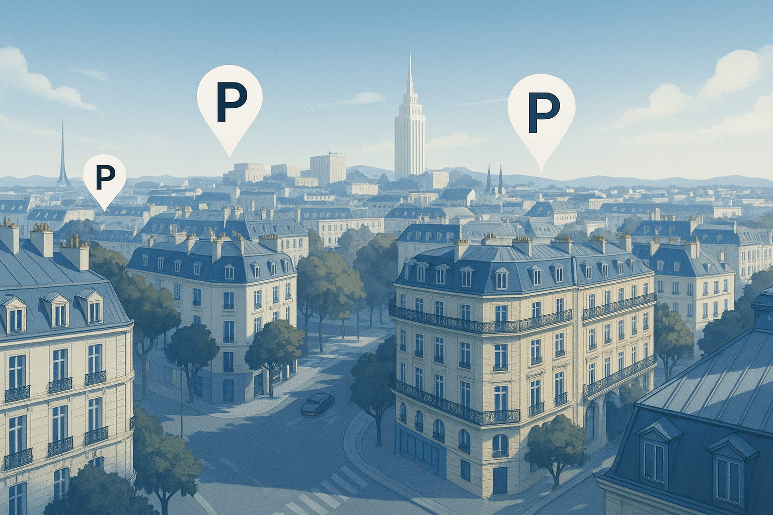 Illustration comparaison parkings